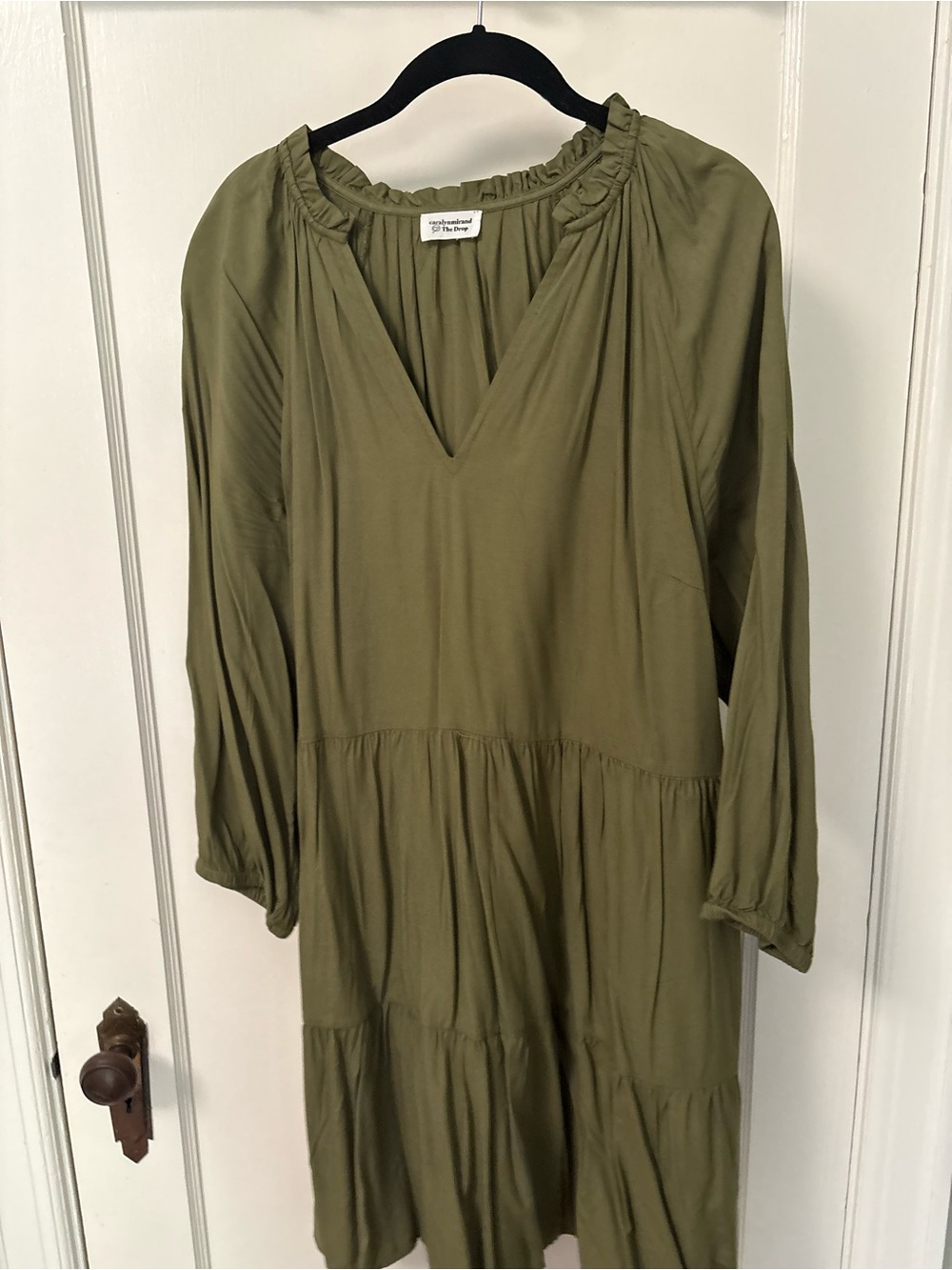 Olive Green Midi Dress
